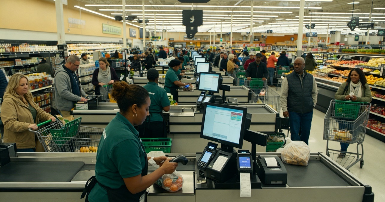 POS 收银现场